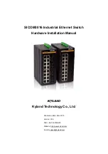 KYLAND Technology SICOM3016 Series Hardware Installation Manual предпросмотр