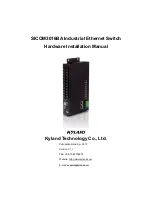 KYLAND Technology SICOM3016BA-4GX-12S/M Hardware Installation Manual preview