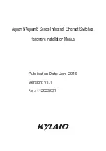 Предварительный просмотр 1 страницы KYLAND Aquam5 Series Hardware Installation Manual