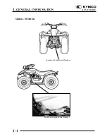 Предварительный просмотр 5 страницы KYMCO 150 MXU - Service Manual