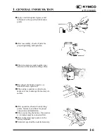 Предварительный просмотр 10 страницы KYMCO 150 MXU - Service Manual