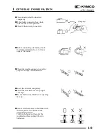 Предварительный просмотр 12 страницы KYMCO 150 MXU - Service Manual