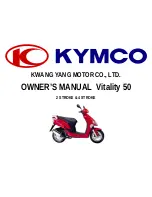 Предварительный просмотр 1 страницы KYMCO 2 STROKE Owner'S Manual