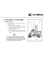 Предварительный просмотр 7 страницы KYMCO 2 STROKE Owner'S Manual