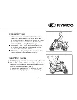 Предварительный просмотр 8 страницы KYMCO 2 STROKE Owner'S Manual