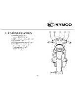 Предварительный просмотр 9 страницы KYMCO 2 STROKE Owner'S Manual