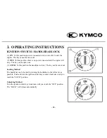 Предварительный просмотр 16 страницы KYMCO 2 STROKE Owner'S Manual