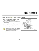 Предварительный просмотр 19 страницы KYMCO 2 STROKE Owner'S Manual