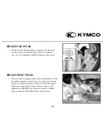 Предварительный просмотр 32 страницы KYMCO 2 STROKE Owner'S Manual