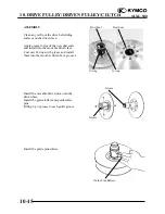 Предварительный просмотр 398 страницы KYMCO 2006 MXU 500 Off-Road Owner'S Manual