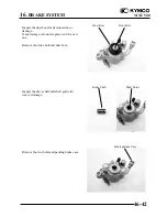 Предварительный просмотр 607 страницы KYMCO 2006 MXU 500 Off-Road Owner'S Manual