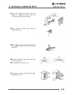 Предварительный просмотр 5 страницы KYMCO Agility RS 50 Service Manual