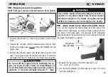 Предварительный просмотр 21 страницы KYMCO Aglity 125 Owner'S Manual