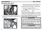 Предварительный просмотр 44 страницы KYMCO Aglity 125 Owner'S Manual