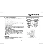 Предварительный просмотр 23 страницы KYMCO Bet&Win Driver Manual