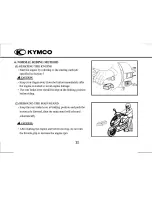 Предварительный просмотр 28 страницы KYMCO Bet&Win Driver Manual