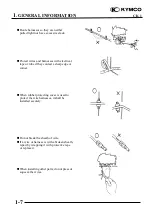 Preview for 8 page of KYMCO CK 1 Manual