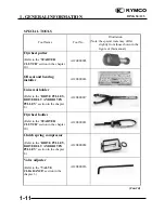 Preview for 12 page of KYMCO Dink 50 Service Manual