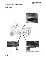 Предварительный просмотр 4 страницы KYMCO Downtown 200i Service Manual