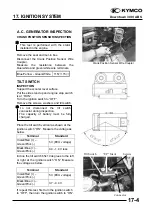 Предварительный просмотр 219 страницы KYMCO Downtown 300i ABS Service Manual