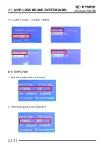 Предварительный просмотр 259 страницы KYMCO Downtown 300i ABS Service Manual