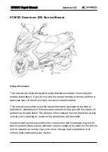 KYMCO Downtown 350i Repair Manual предпросмотр