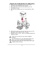 Preview for 23 page of KYMCO K-chair EW10BA Manual