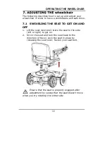 Preview for 24 page of KYMCO K-chair EW10BA Manual