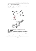 Preview for 25 page of KYMCO K-chair EW10BA Manual