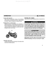 Preview for 28 page of KYMCO K-PIPE 125 Owner'S Manual