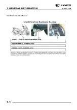 Preview for 4 page of KYMCO K-XCT 125i Service Manual