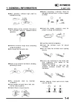 Preview for 7 page of KYMCO K-XCT 125i Service Manual