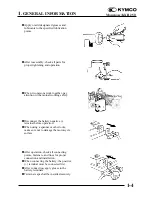 Предварительный просмотр 6 страницы KYMCO KXR 250 Service Manual