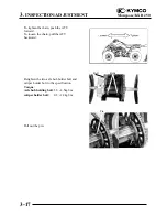 Предварительный просмотр 54 страницы KYMCO KXR 250 Service Manual