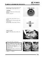 Предварительный просмотр 114 страницы KYMCO KXR 250 Service Manual