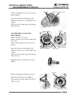 Предварительный просмотр 126 страницы KYMCO KXR 250 Service Manual