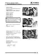 Предварительный просмотр 134 страницы KYMCO KXR 250 Service Manual