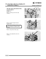 Предварительный просмотр 138 страницы KYMCO KXR 250 Service Manual