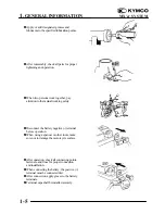 Preview for 7 page of KYMCO LA30AA Service Manual