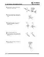 Preview for 11 page of KYMCO LA30AA Service Manual