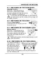 Предварительный просмотр 31 страницы KYMCO MAXER User Manual