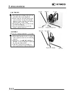 Предварительный просмотр 100 страницы KYMCO Mongoose 50-2T Service Manual