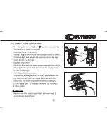 Предварительный просмотр 21 страницы KYMCO Movie 125 2V Driver Manual