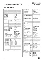 Preview for 5 page of KYMCO MXU 500 IRS Manual