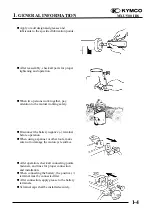 Предварительный просмотр 7 страницы KYMCO MXU 500 IRS Manual