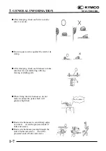 Preview for 10 page of KYMCO MXU 500 IRS Manual