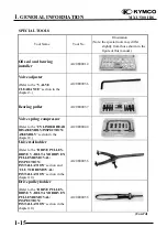 Предварительный просмотр 18 страницы KYMCO MXU 500 IRS Manual