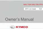 Preview for 1 page of KYMCO MXU 700i Owner'S Manual