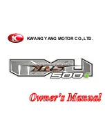 Preview for 1 page of KYMCO MXU500i-IRS-EFI Owner'S Manual