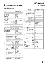 Preview for 5 page of KYMCO MYROAD 700i Service Manual